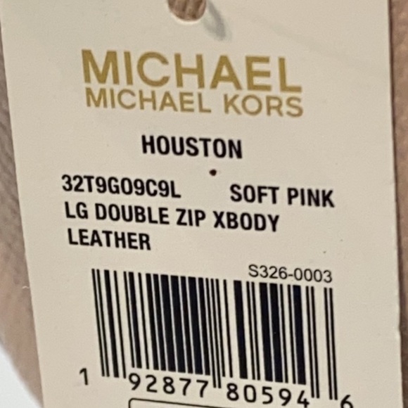 MICHAEL KORS HOUSTON LARGE DOUBLE ZIP CROSSBODY - Picture 14 of 14